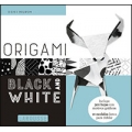 Origami. Black and white